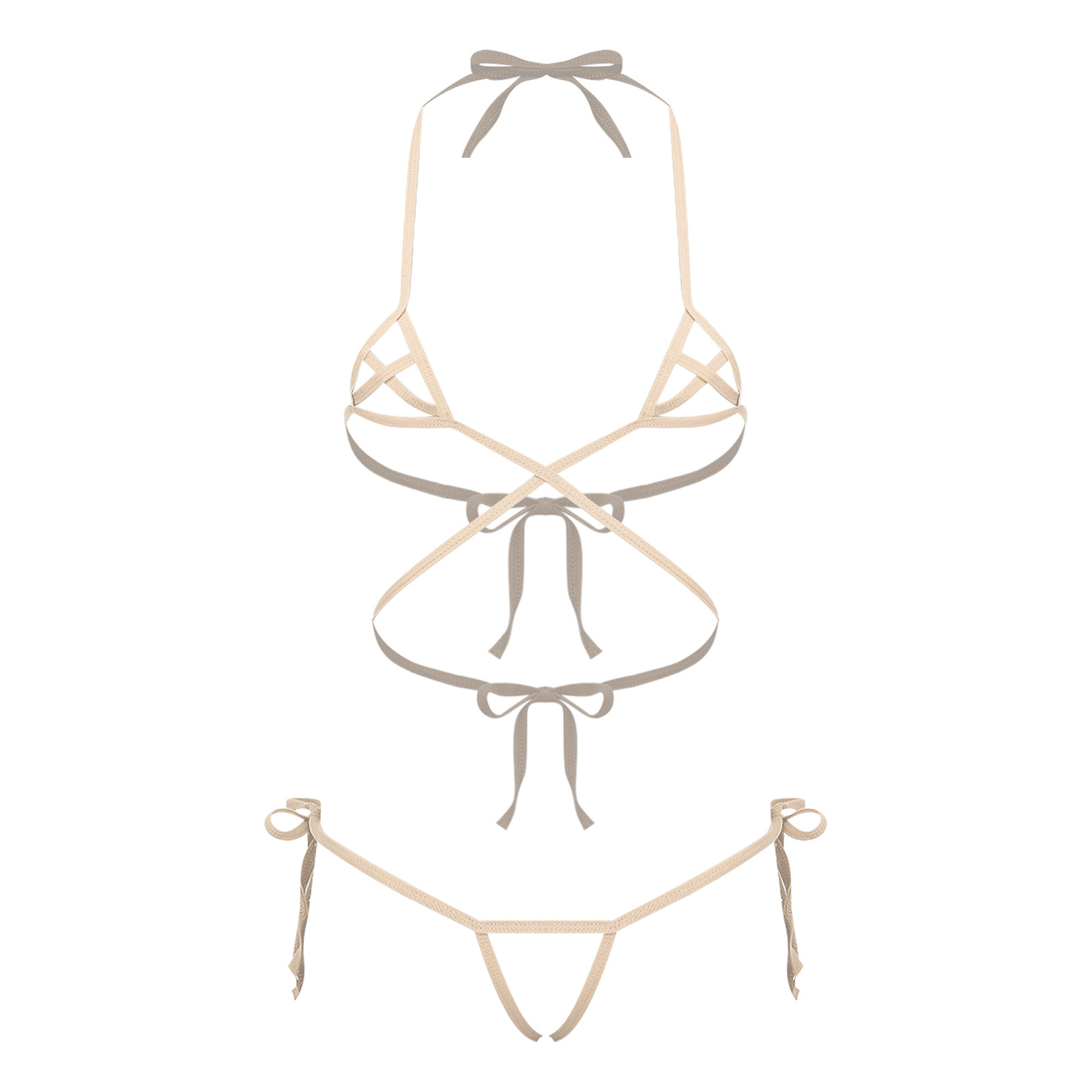 Womens Lingerie See Through Bi - Sheer Bra Lace 评论和价格