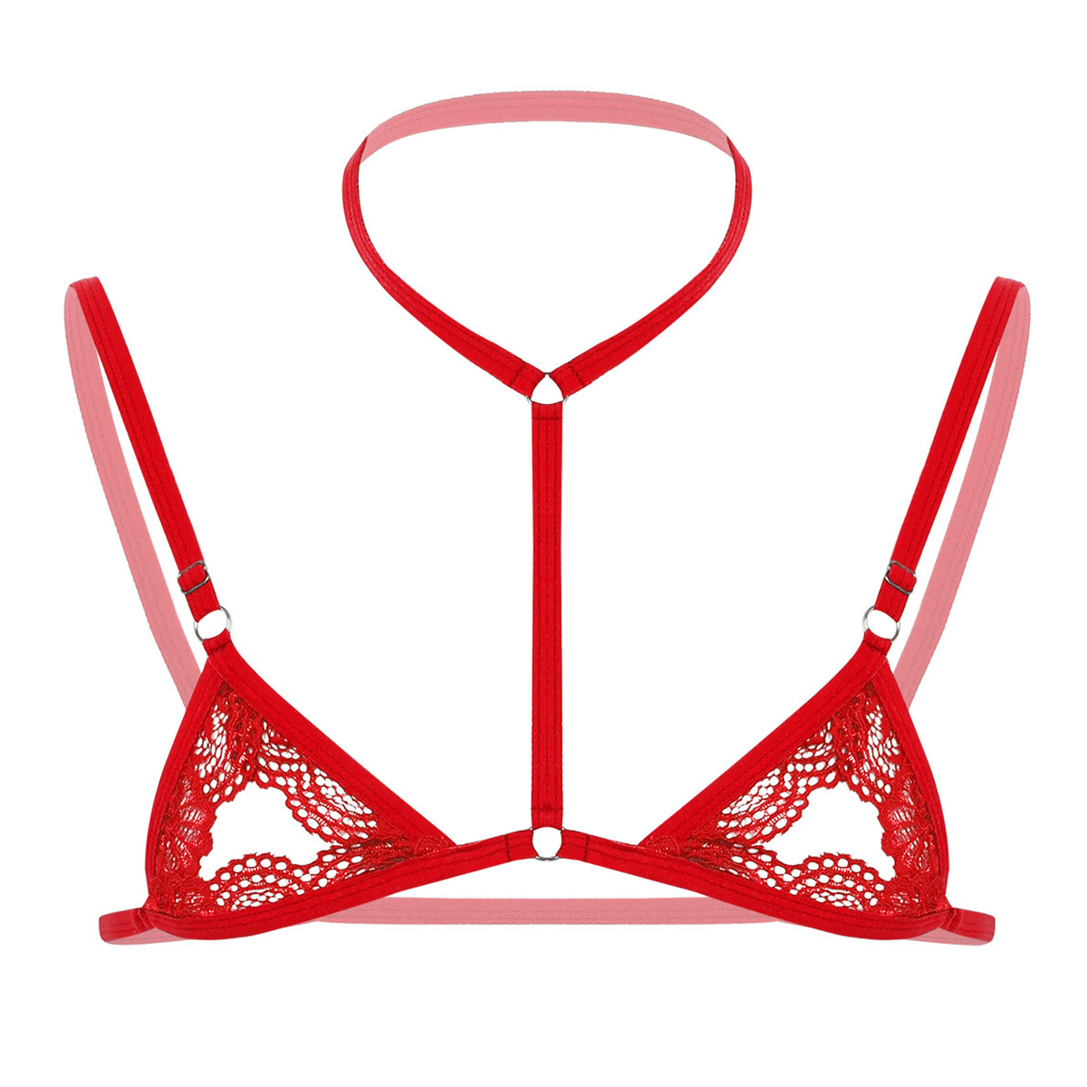 Sexy Men Harness Erotic Bra Ma - Sheer Bra Lace 评论和价格