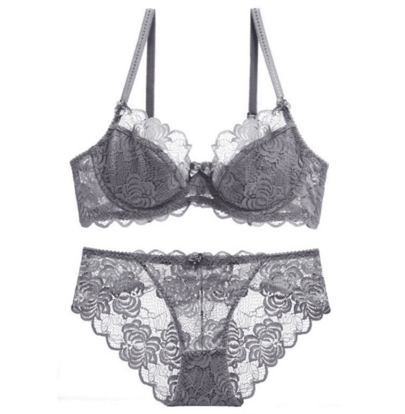 Sexy Lace Lingerie Set for Wom - Cotton Bra Everyday 评论和价格