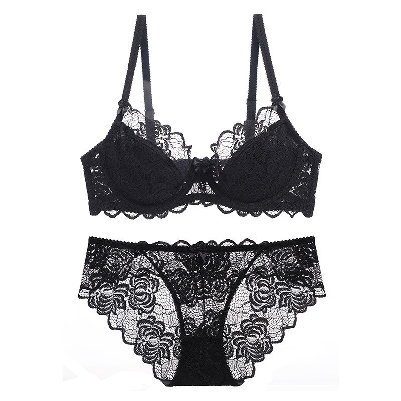 Sexy Lace Lingerie Set for Wom - Cotton Bra Everyday 评论和价格