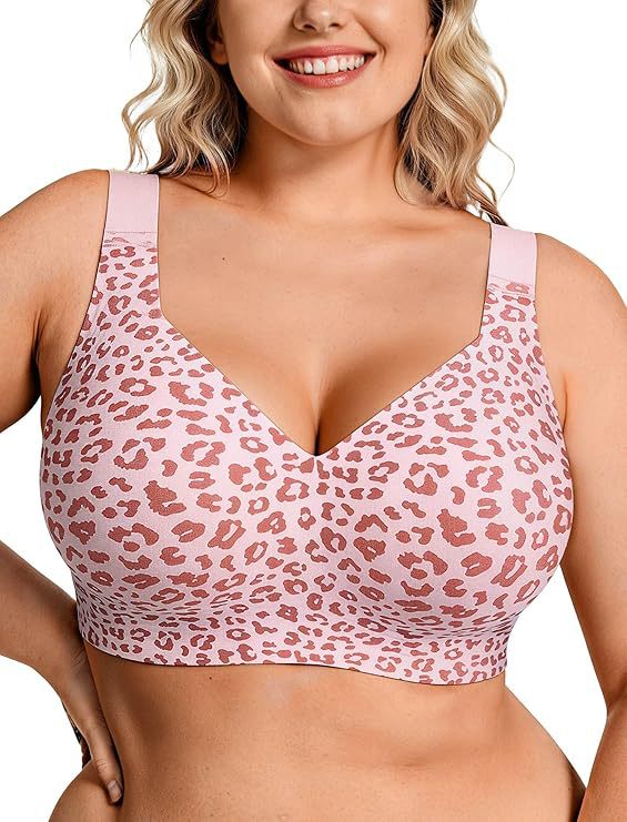 Plus Size Wireless Jelly Bra W - Minimizer Bra Women 评论和价格