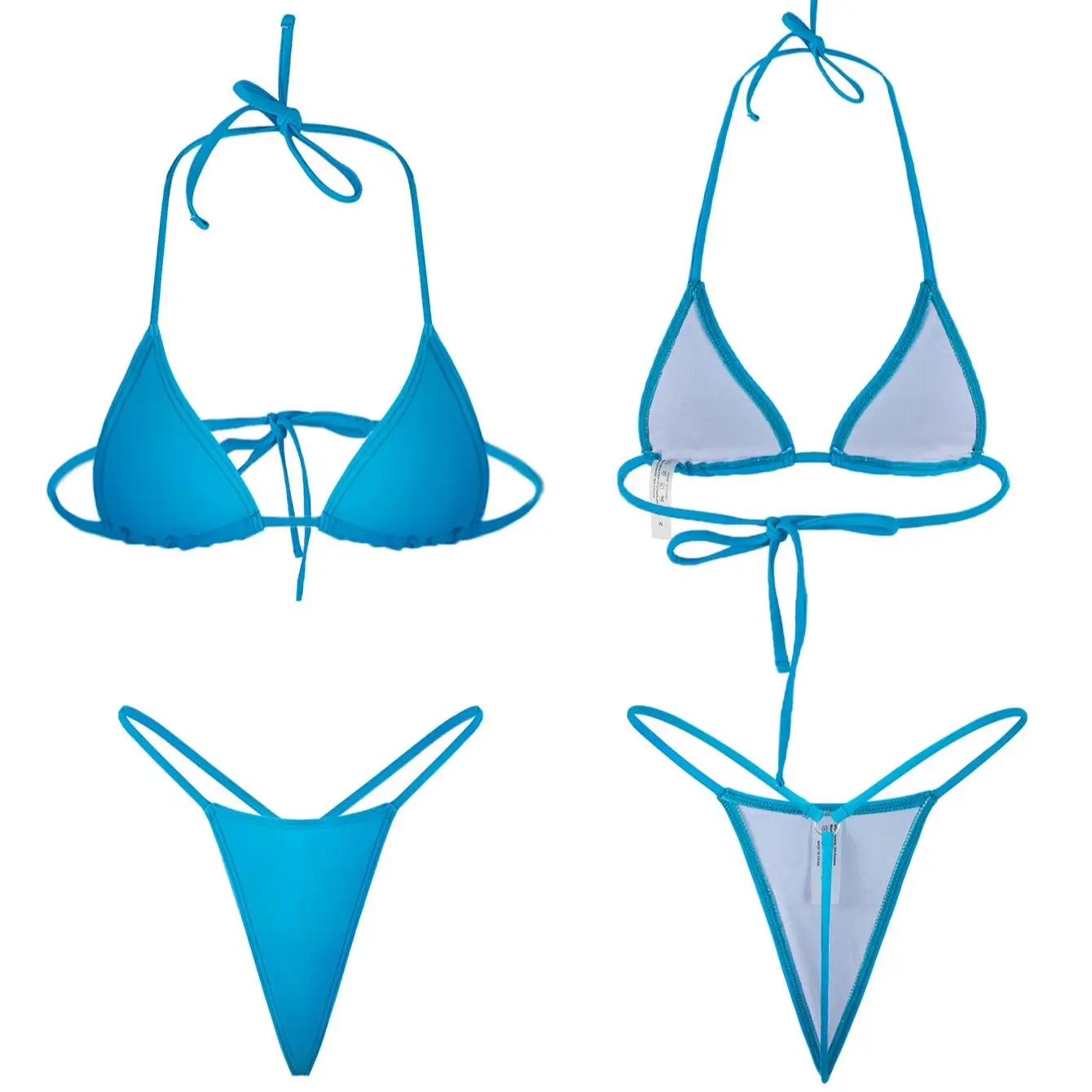 Sexy Female Swimming Suit Tie  - Underwire Bra Padded 评论和价格