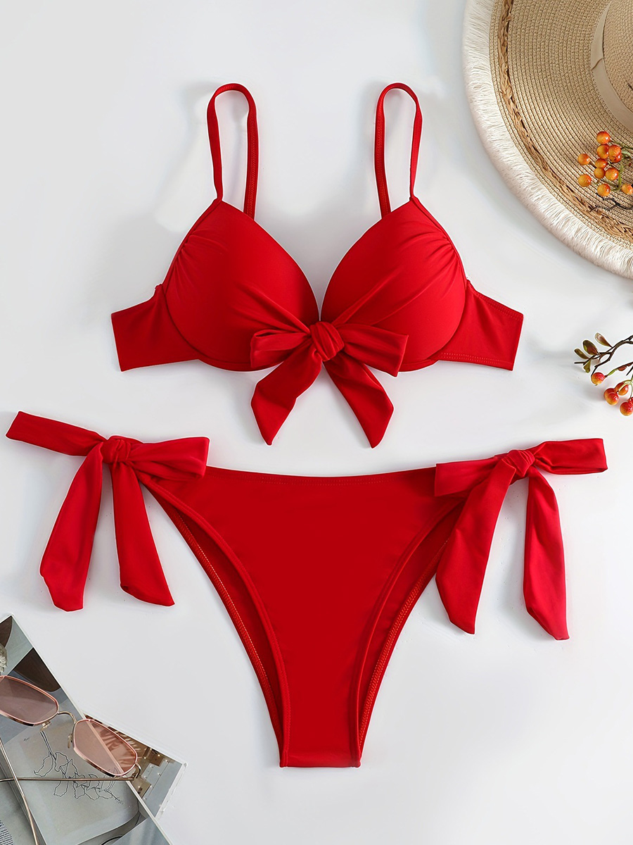 Sexy Knotted Underwired Bra Cu - Underwire Bra Padded 评论和价格
