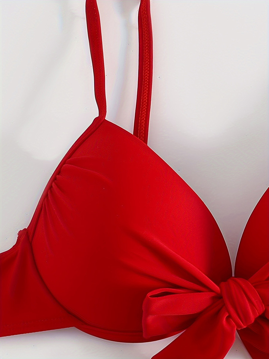 Sexy Knotted Underwired Bra Cu - Underwire Bra Padded 评论和价格