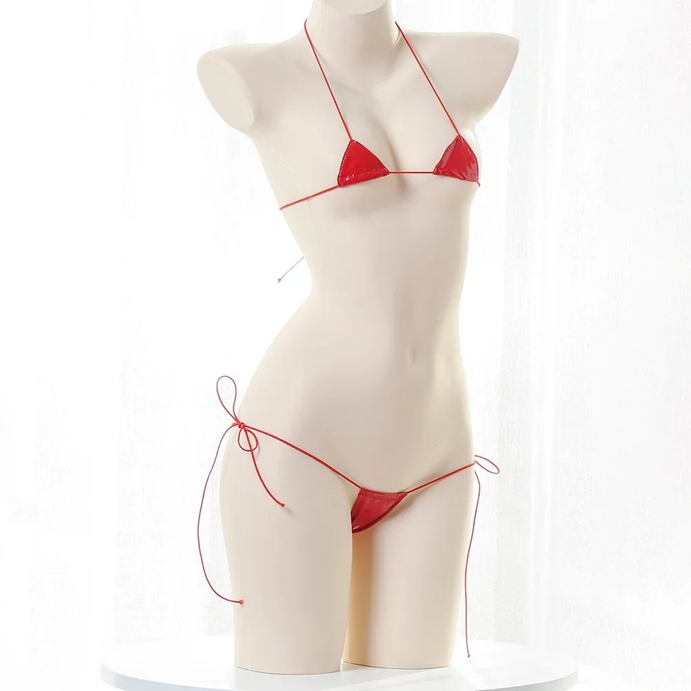 New Womens Sexy Lingerie Leath - Lace Bralette Set 评论和价格