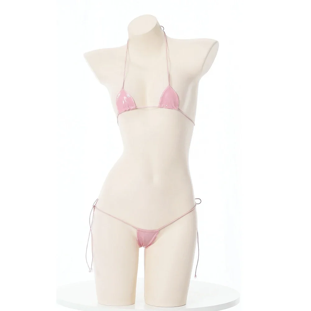 New Womens Sexy Lingerie Leath - Lace Bralette Set 评论和价格